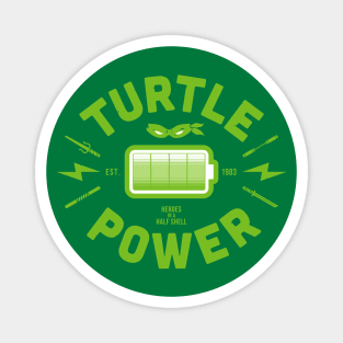 Turtle Power - ooze green Magnet